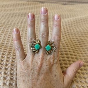 Stella & Dot Turquoise 20s inspired ring